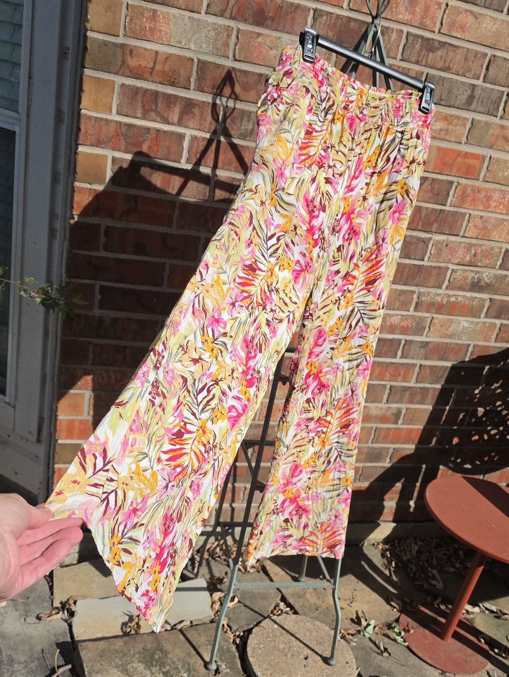 Wide Leg Flowy Beach Pants Size XL
